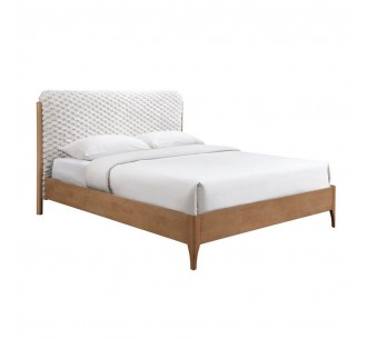 LORDY BED (FOR MATTRESS 160x196cm) CREAM 177x207,5xH103,5cm