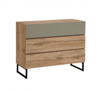 VERDE PEDESTAL 3DRAWERS NATURAL MINT 100x41,5xH81cm