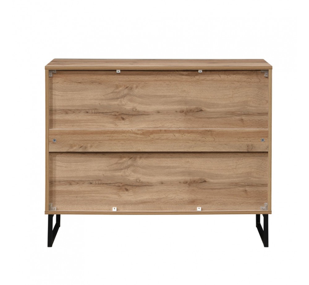 VERDE PEDESTAL 3DRAWERS NATURAL MINT 100x41,5xH81cm