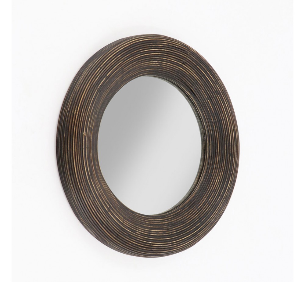 UP DOWN ΚΑΘΡΕΠΤΗΣ ΤΟΙΧΟΥ ΜΑΥΡΟ ANTIQUE 77x6xH77cm