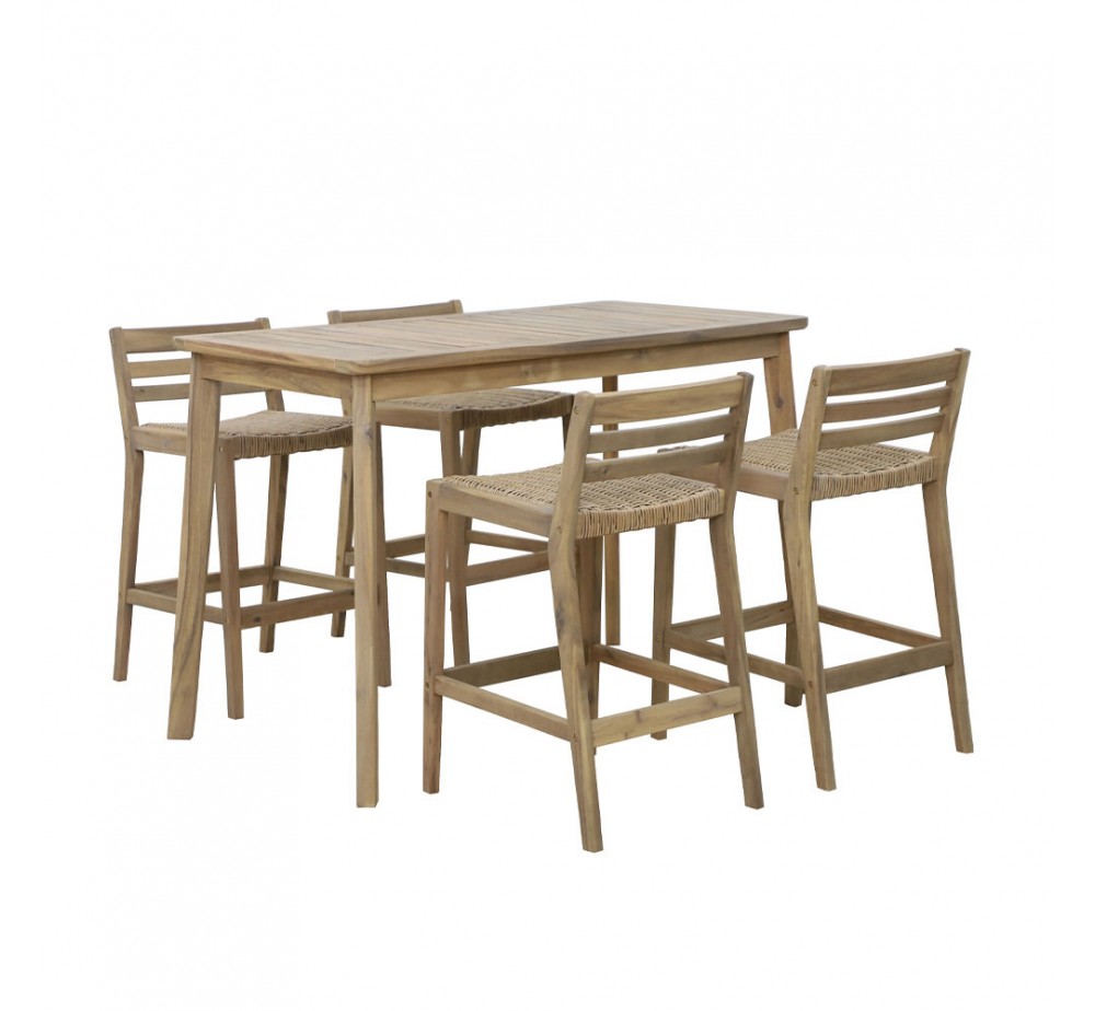 TOUJOUR ΤΡΑΠΕΖΙ BAR ΦΥΣΙΚΟ 131,5x70xH90cm