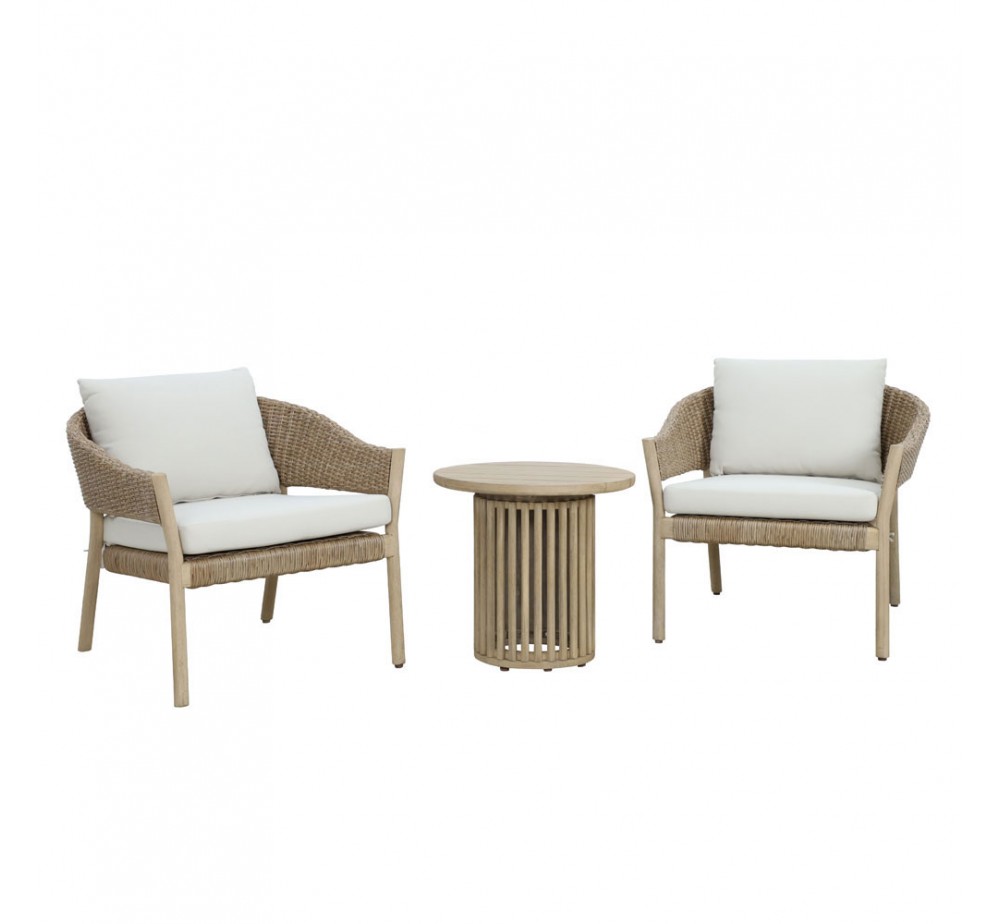 SUMATRA SIDE TABLE ΦΥΣΙΚΟ 55x55xH51cm