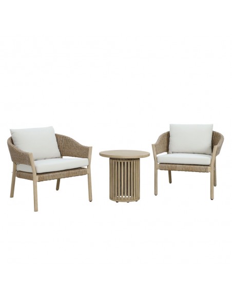 SUMATRA SIDE TABLE ΦΥΣΙΚΟ 55x55xH51cm