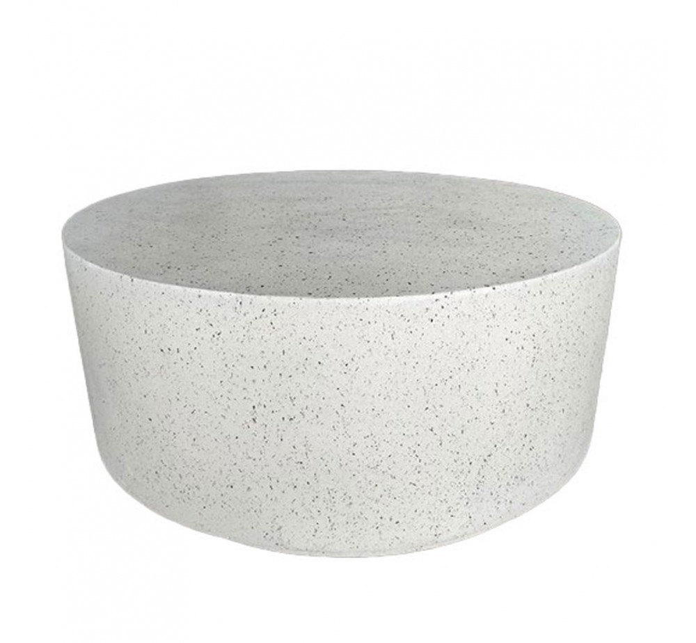 WHEEL SIDE TABLE TERRAZZO 90x90xH41,5cm