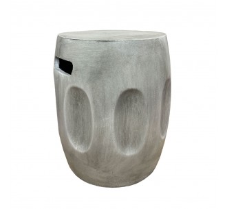 AFRICA SIDE TABLE ΓΚΡΙ 38x38xH47cm