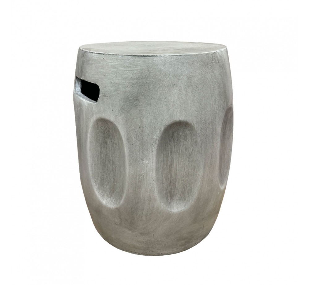 AFRICA SIDE TABLE ΓΚΡΙ 38x38xH47cm