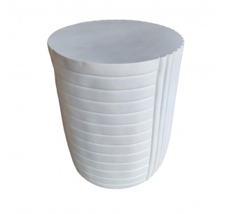 GEOMETRICAL 2 SIDE TABLE WHITE 35x35xH46cm