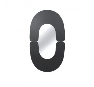 ARCHES MIRROR BLACK MATTE 45,5x2xH80cm