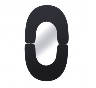 ARCHES MIRROR BLACK MATTE 54x1,5xH95cm