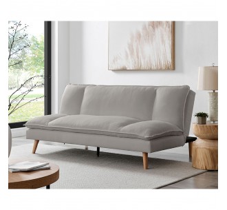 COZY SOFA BED 3SEAT GREY 191x103xH84cm