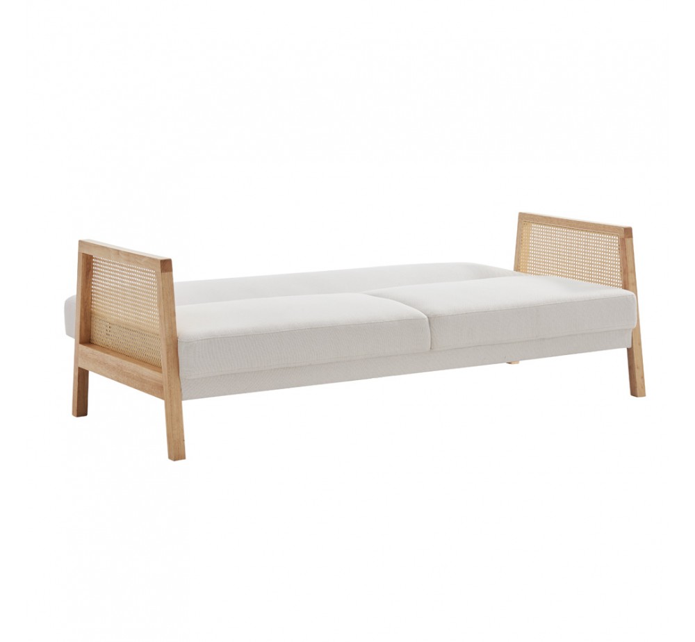 AMMOS ΚΑΝΑΠΕΣ ΚΡΕΒΑΤΙ 3ΘΕΣΙΟΣ OFF WHITE 196x82xH81cm