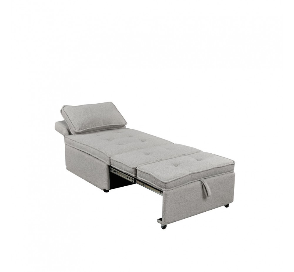 SLEEP ΠΟΛΥΘΡΟΝΑ ΚΡΕΒΑΤΙ ΓΚΡΙ 78x87xH80cm