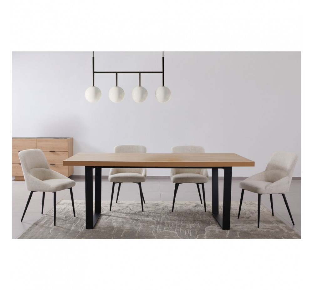 VILLE ΤΡΑΠΕΖΙ ΦΥΣΙΚΟ OAK 200x100xH76cm