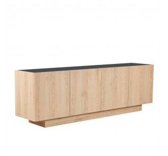 CUBIUS TV STAND 4DOORS NATURAL 182x39xH59cm