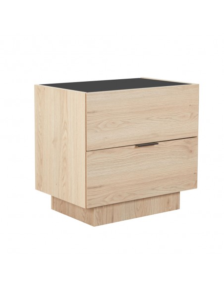 CUBIUS ΚΟΜΟΔΙΝΟ 2ΣΥΡΤΑΡΙΑ ΦΥΣΙΚΟ 58x39xH54,2cm