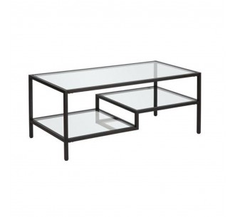 STEP COFFEE TABLE BLACK 110x50xH42cm