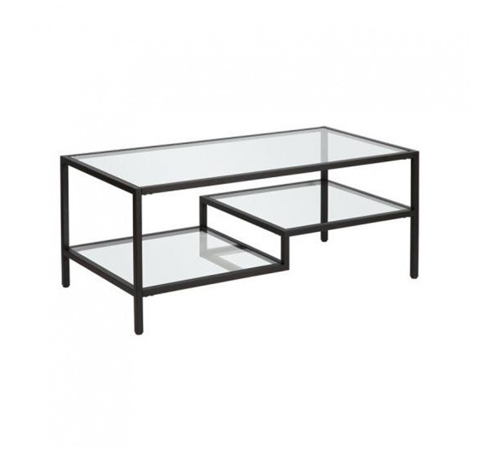 STEP COFFEE TABLE ΜΑΥΡΟ 110x50xH42cm