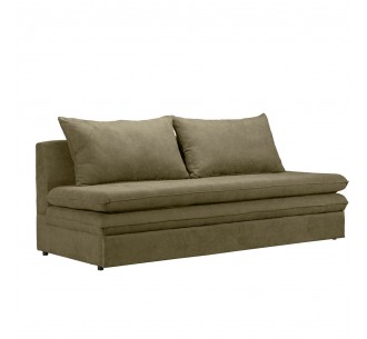 GIRASOLE SOFA BED 3SEAT KHAKI 200x87xH90cm