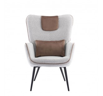 MANIFEST ΠΟΛΥΘΡΟΝΑ BEIGE CAMEL 78,5x71xH99cm 2