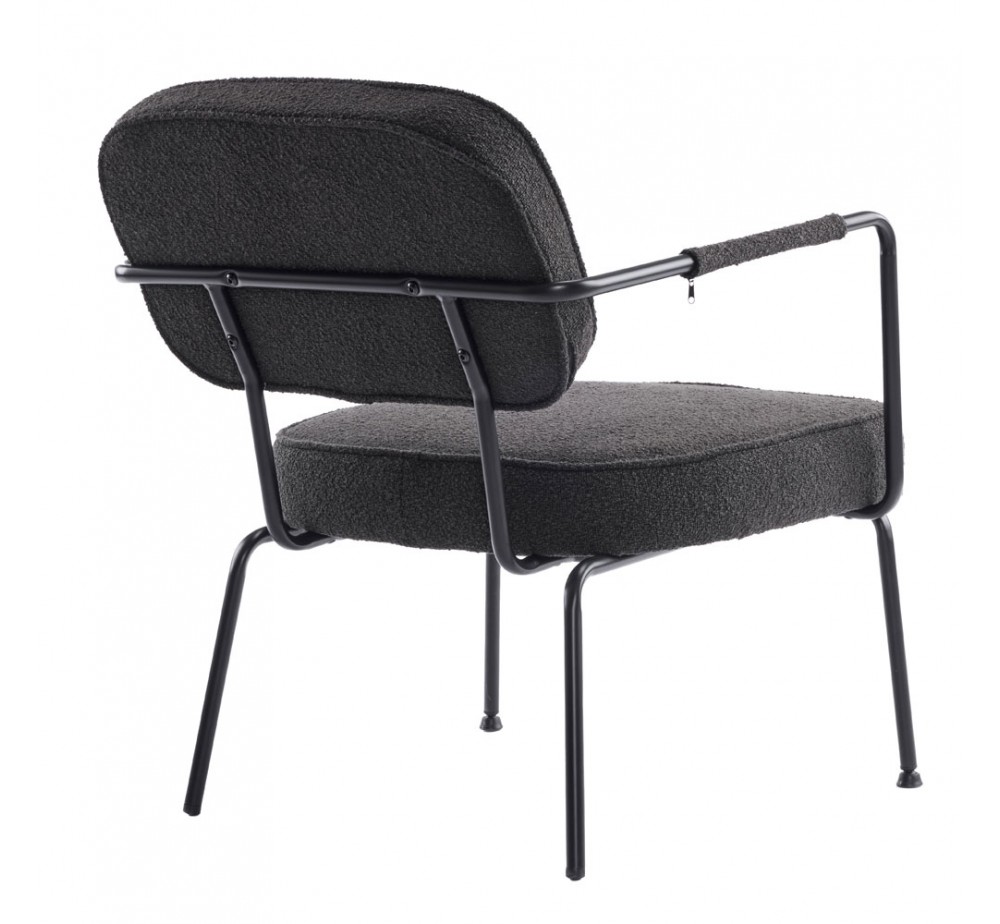 PRISLEY ΠΟΛΥΘΡΟΝΑ ΜΑΥΡΟ 73x66xH78cm