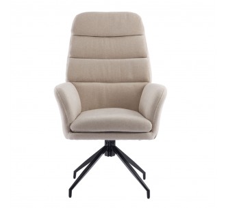 GIRAR ΠΟΛΥΘΡΟΝΑ ΠΕΡΙΣΤΡΕΦΟΜΕΝΗ BEIGE 70x69,5xH113cm 2