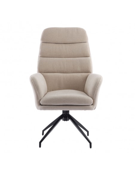 GIRAR ΠΟΛΥΘΡΟΝΑ ΠΕΡΙΣΤΡΕΦΟΜΕΝΗ BEIGE 70x69,5xH113cm