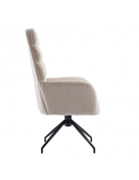 GIRAR ΠΟΛΥΘΡΟΝΑ ΠΕΡΙΣΤΡΕΦΟΜΕΝΗ BEIGE 70x69,5xH113cm