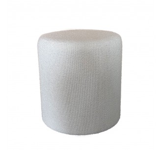 TUBE STOOL WHITE 38x38xH40cm