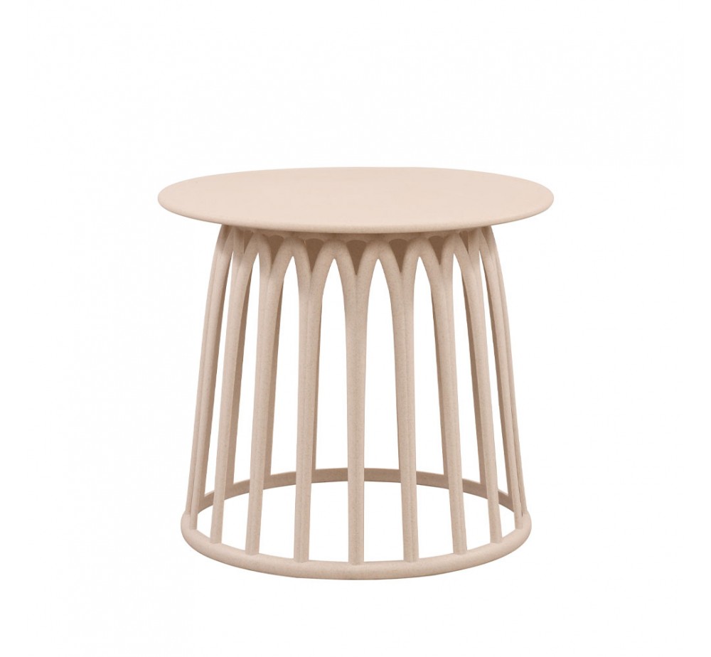 BASKET COFFEE TABLE TERRAZZO 49,5x49,5xH44cm
