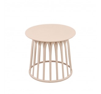 BASKET COFFEE TABLE TERRAZZO 49,5x49,5xH44cm 2