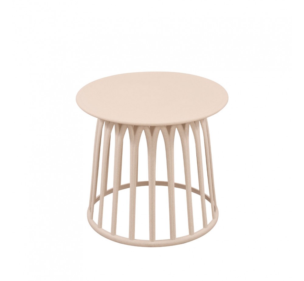 BASKET COFFEE TABLE TERRAZZO 49,5x49,5xH44cm