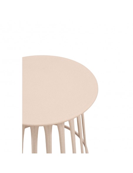 BASKET COFFEE TABLE TERRAZZO 49,5x49,5xH44cm