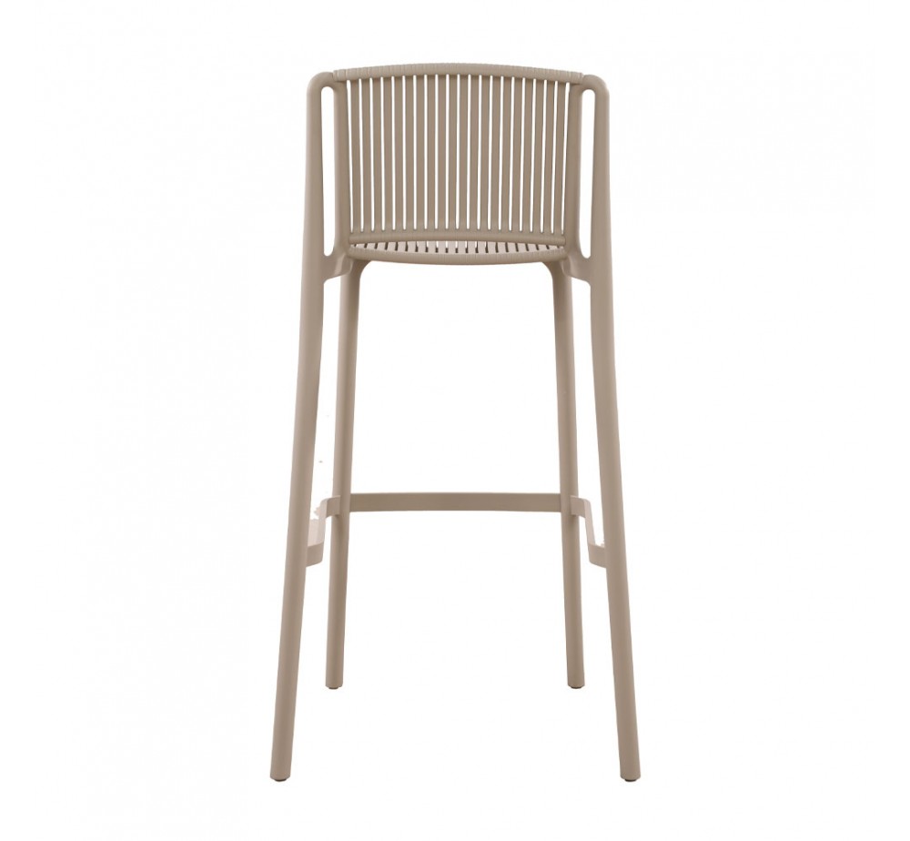 POLLY ΣΚΑΜΠΟ BAR ΓΚΡΙ ΑΝΟΙΧΤΟ 41x47xH100,5cm