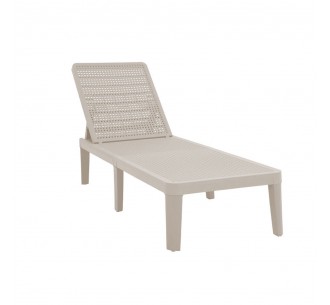 SEAGULL SUNBED GREY LIGHT 191x55xH30cm