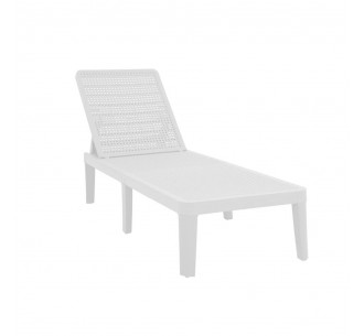 SEAGULL SUNBED WHITE 191x55xH30cm