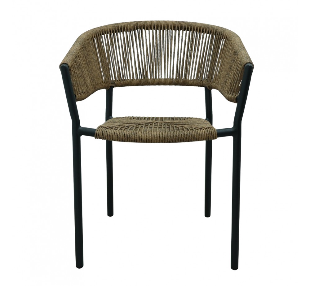 BREEZE ΚΑΡΕΚΛΑ ΜΑΥΡΟ ΚΑΡΥΔΙ 56x60xH78cm