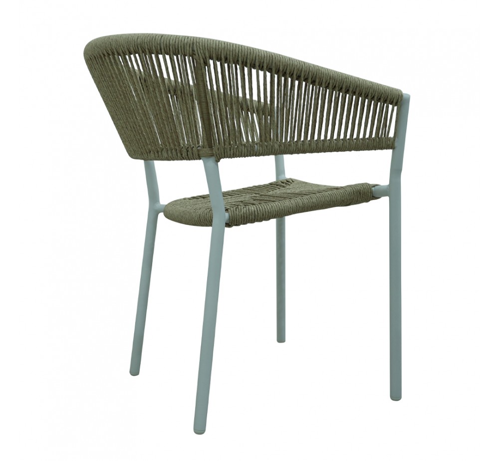 BREEZE ΚΑΡΕΚΛΑ ΛΕΥΚΟ ΦΥΣΙΚΟ 56x60xH78cm