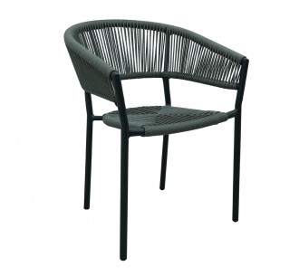 BREEZE ΚΑΡΕΚΛΑ ΓΚΡΙ 56x60xH78cm
