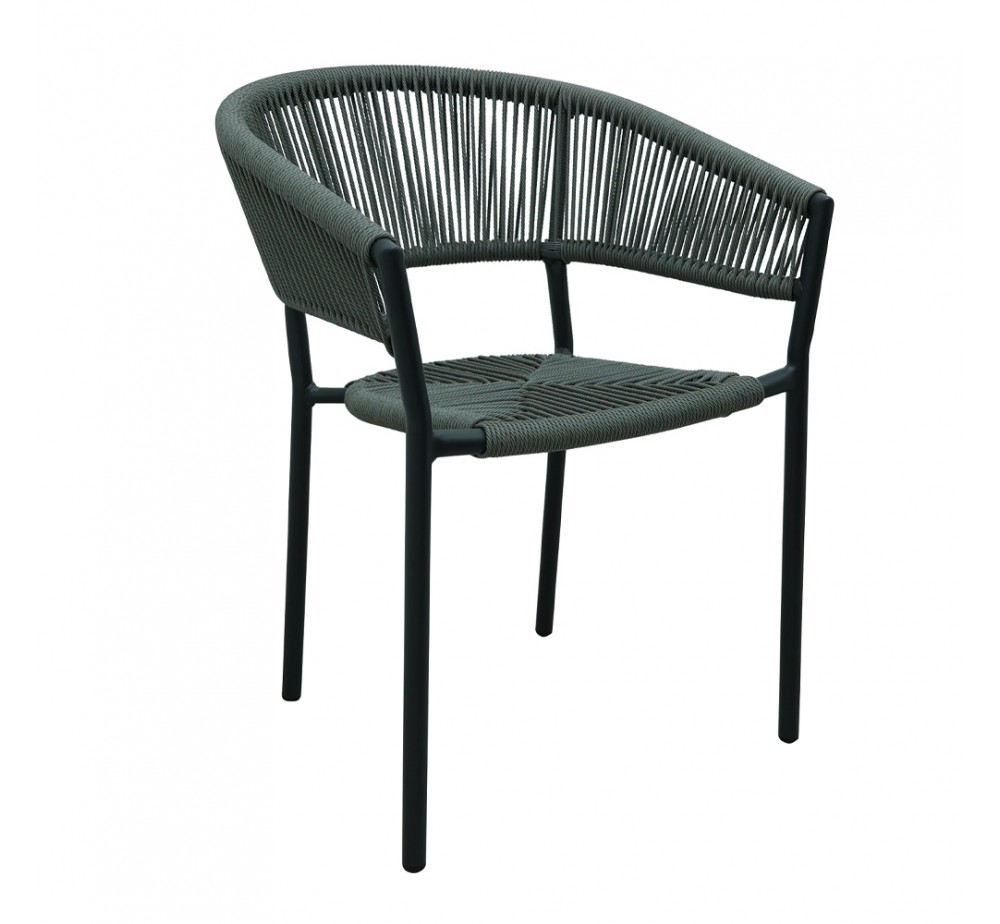 BREEZE ΚΑΡΕΚΛΑ ΓΚΡΙ 56x60xH78cm