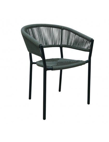 BREEZE ΚΑΡΕΚΛΑ ΓΚΡΙ 56x60xH78cm