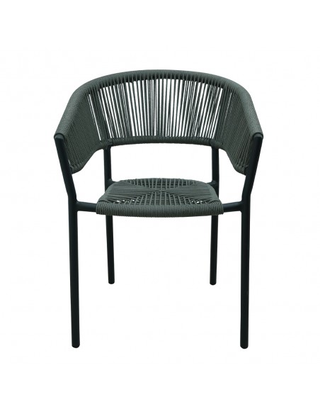 BREEZE ΚΑΡΕΚΛΑ ΓΚΡΙ 56x60xH78cm