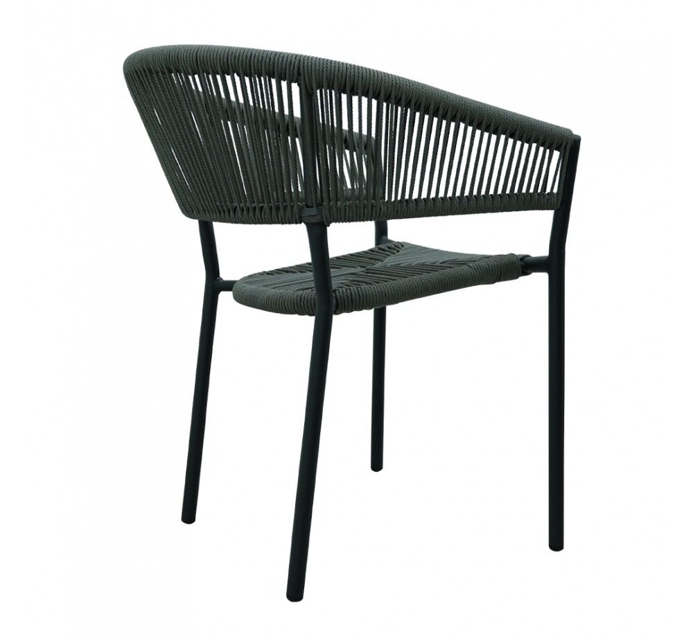 BREEZE ΚΑΡΕΚΛΑ ΓΚΡΙ 56x60xH78cm