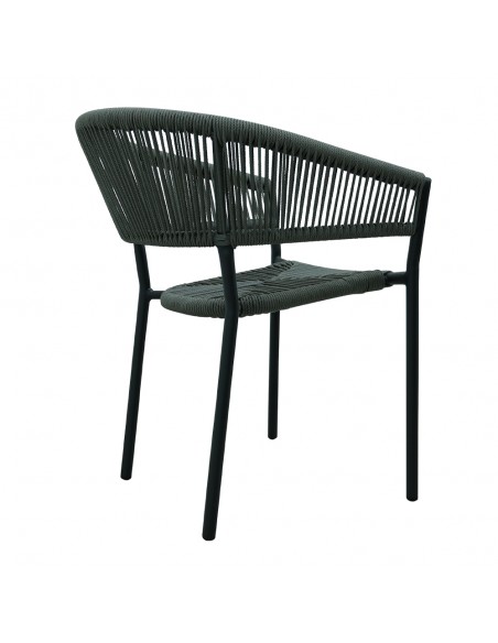 BREEZE ΚΑΡΕΚΛΑ ΓΚΡΙ 56x60xH78cm