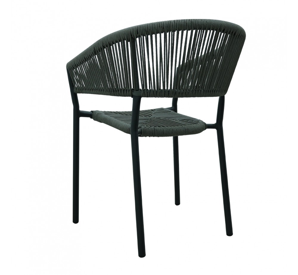 BREEZE ΚΑΡΕΚΛΑ ΓΚΡΙ 56x60xH78cm