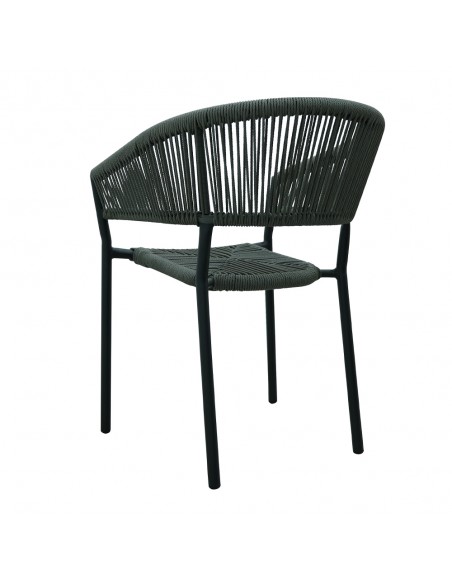 BREEZE ΚΑΡΕΚΛΑ ΓΚΡΙ 56x60xH78cm
