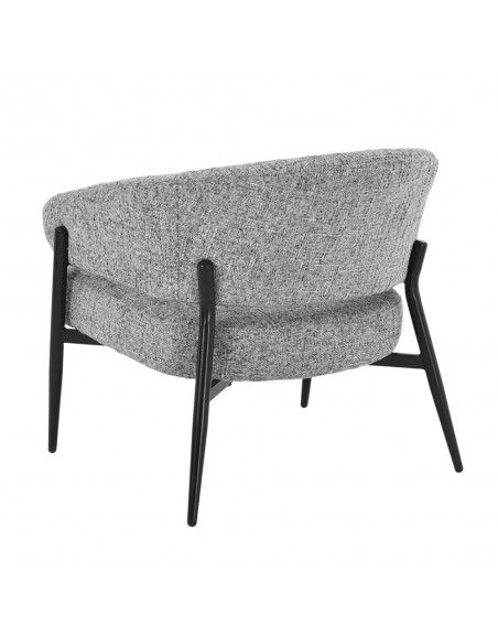 MORITZ ΠΟΛΥΘΡΟΝΑ ΓΚΡΙ 73x72xH75cm