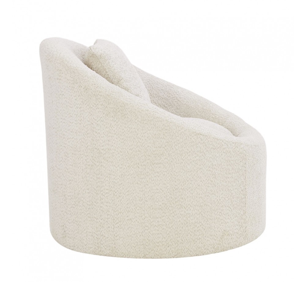 SOFTY ΠΟΛΥΘΡΟΝΑ ΠΕΡΙΣΤΡΕΦΟΜΕΝΗ CREAM 80x80xH77cm