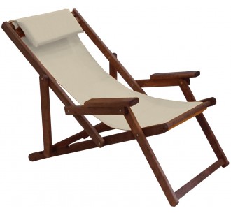AVG2937 deck chair wooden