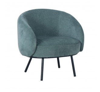 MALU ARMCHAIR WATER GREEN 74x68xH74cm