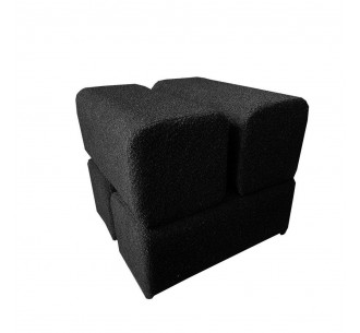 CHEVAL STOOL BLACK 45x45xH42cm